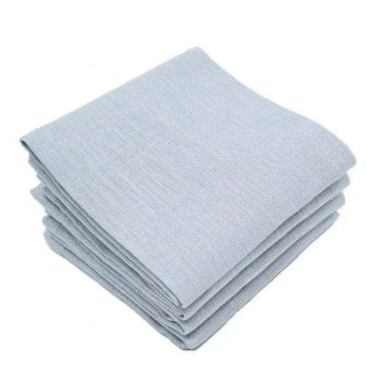 Linen cloth napkin light blue 50cm x 50cm 100% French flax linen by Marc Oliver Marc Oliver