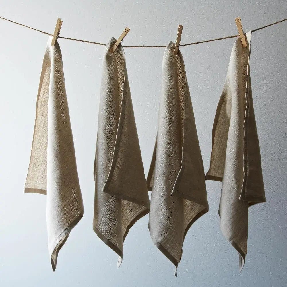 Natural Pure Linen Napkin 50cm x 50cm French Flax Cloth by Marc Oliver Marc Oliver