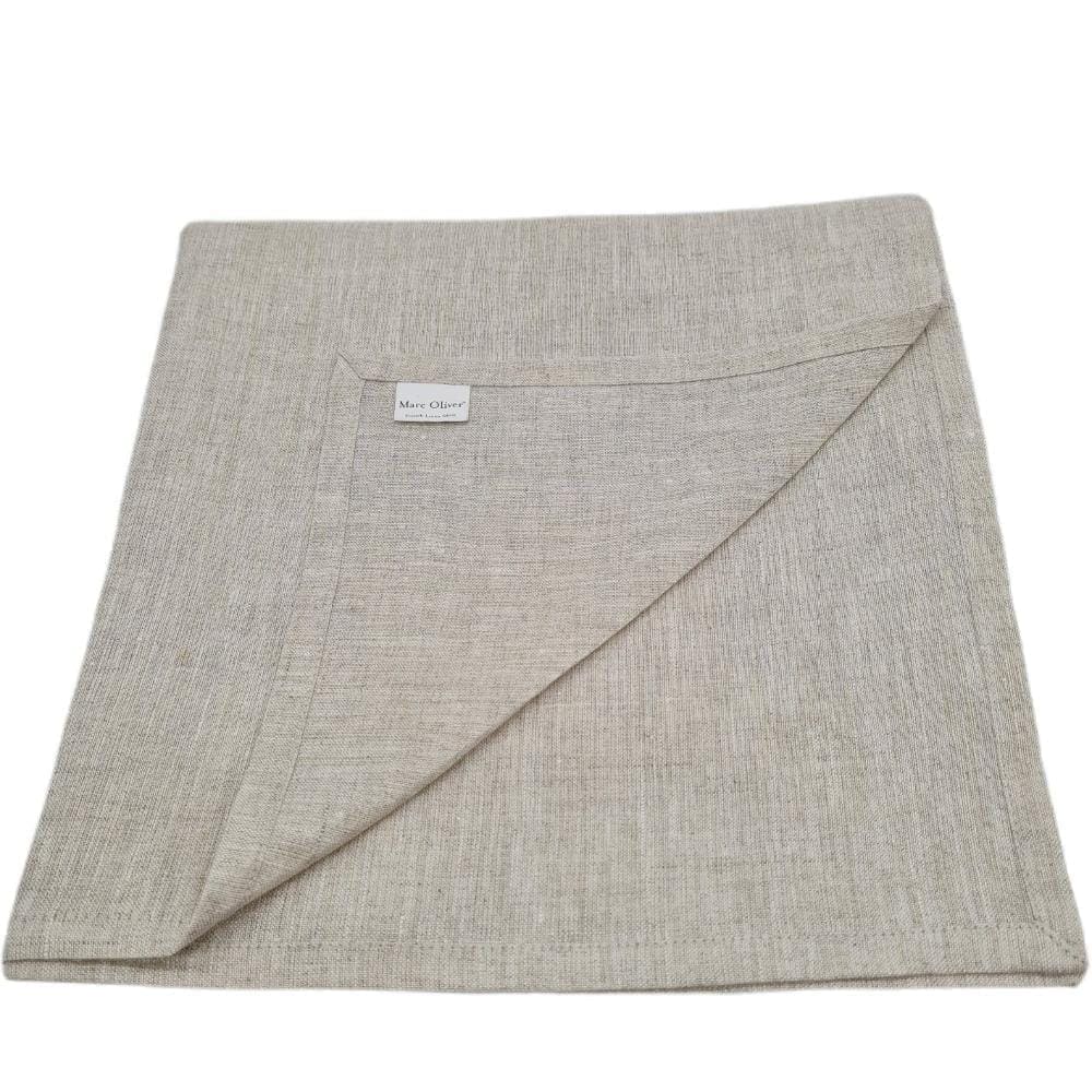 Natural Linen Baby Swaddle Blanket 110cm x 110cm fully sewn hem French Flax by Marc Oliver Marc Oliver