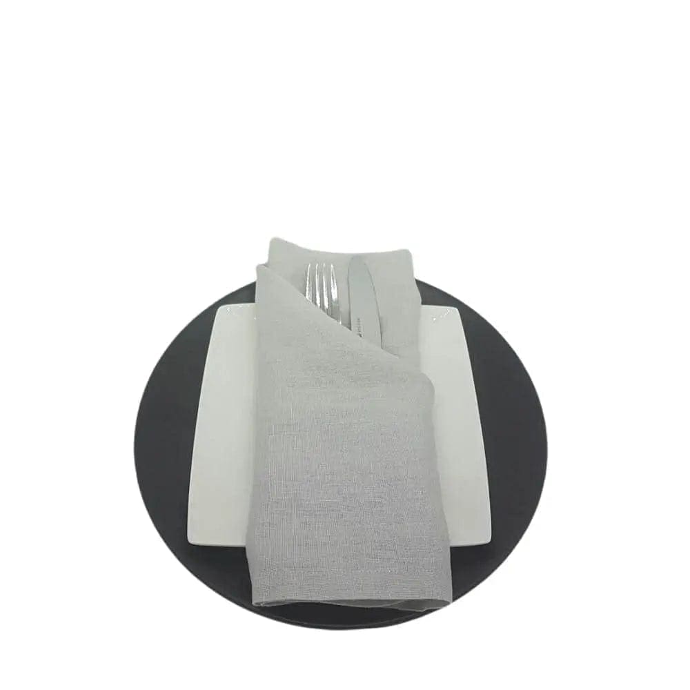 Linen cloth napkin light grey 50cm x 50cm 100% French Flax Linen by Marc Oliver Marc Oliver